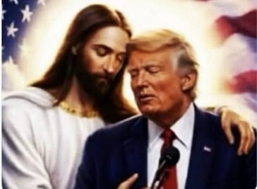 Trump lo vuelve a hacer: postea imagen con Jesús creada con IA; "a la izquierda radical no le gustará", dice