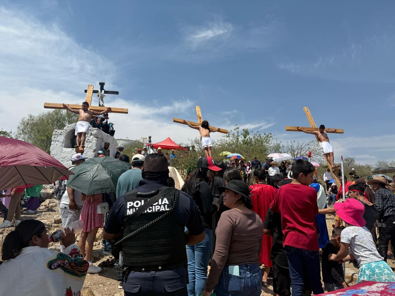 Reportan saldo blanco en la edición 160 del Viacrucis de La Cañada, en El Marqués