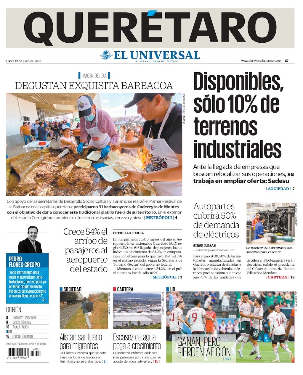 Portada 19 de junio de 2023
