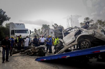 Hasta cinco muertos en autopista, por semana