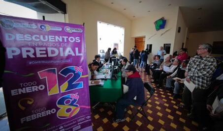 Extienden descuento en pago del predial hasta febrero