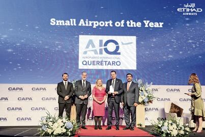 Reconocen al Aeropuerto de Querétaro como la terminal Regional del Año