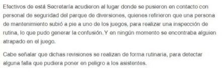 Dependencias "chocan" por posible falla en Superman de Six Flags
