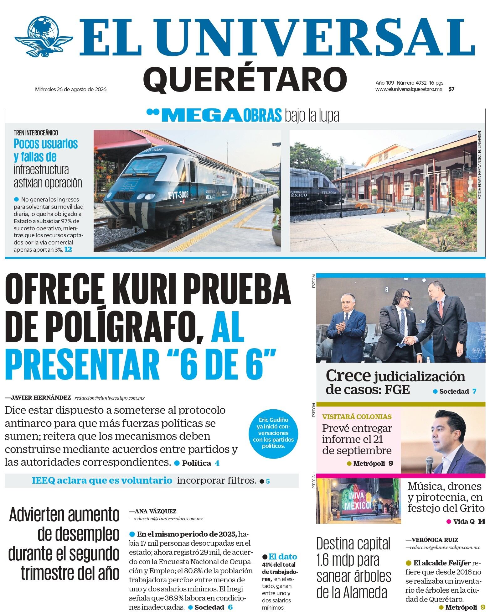 Foto. El Universal Querétaro
