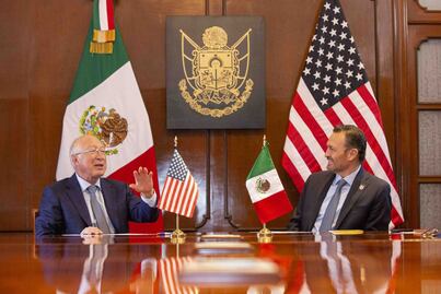 "Querétaro es ejemplo en seguridad", afirma Ken Salazar, embajador de EU en México