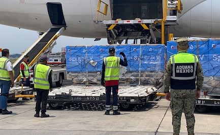 Llegan a México 500 mil dosis de vacunas contra Covid-19 Sputnik V