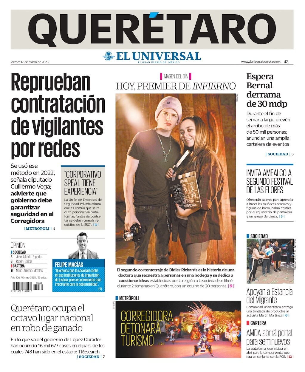 Portada 17 de marzo de 2023