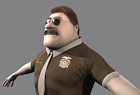 Polis que dan risa y ternura en filme