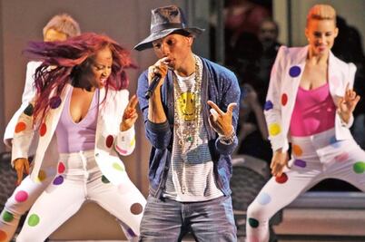 Sólo bailaban, dice Pharrell Williams 