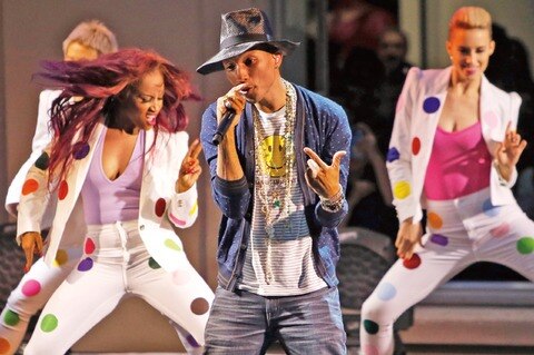 Sólo bailaban, dice Pharrell Williams