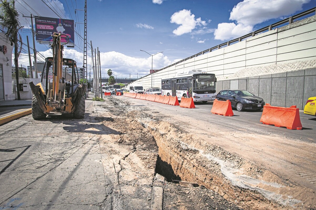 Ya están en marcha, las obras en Paseo 5 de Febrero
