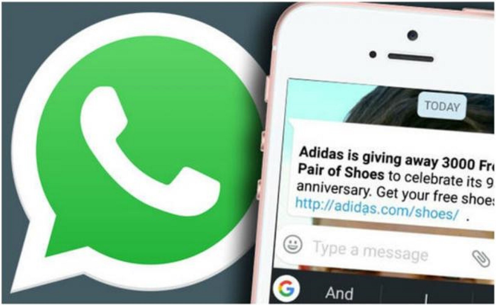 Adidas gratis en WhatsApp, la nueva estafa