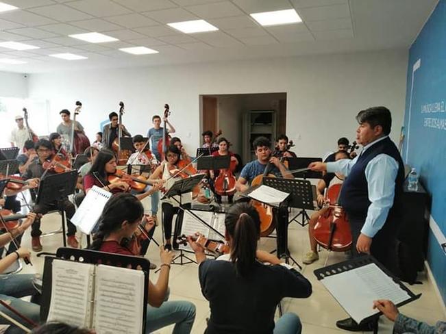 Entrenamiento para orquesta
