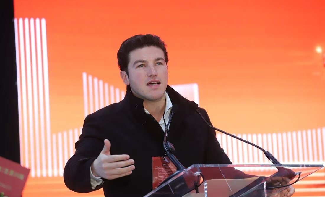 El gobernador Samuel García inaugura planta LGMG. Foto: Emilio Vasquez / EL UNIVERSAL