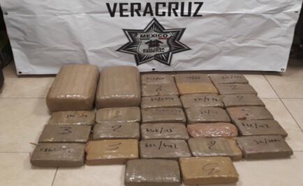 Decomisan 43 kilogramos de marihuana en Veracruz