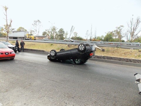 Tres accidentes en una hora