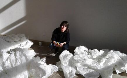 Una artista dibujará hasta por cuatro días sin descanso