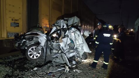 Una persona perdió la vida al intentar ganar el paso al tren en El Tepe 