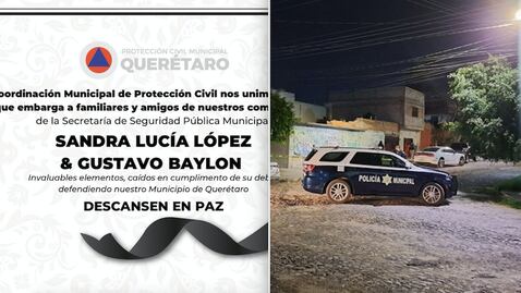 Ofrecen condolencias a familias de policías asesinados en Querétaro