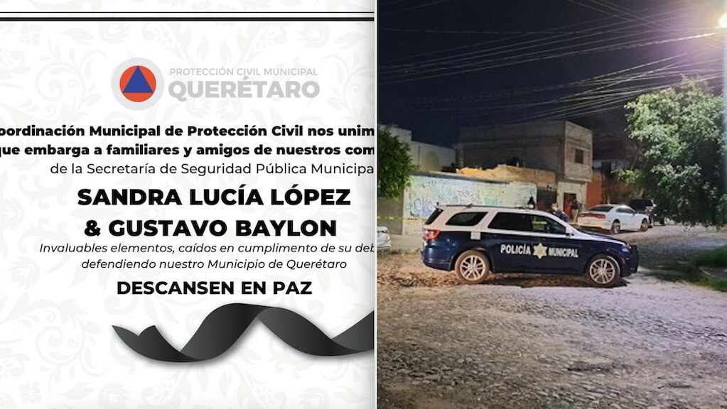 Ofrecen condolencias a familias de policías asesinados en Querétaro