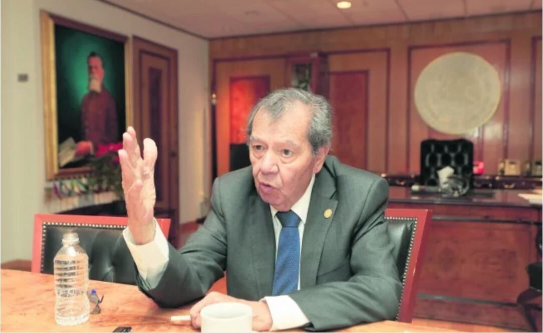 Porfirio Muñoz Ledo, presidente de la Mesa Directiva de la Cámara de Diputados (ARCHIVO. EL UNIVERSAL)