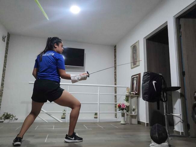 Cuarentena. Atleta divide sus días entre estudio, trabajo y práctica