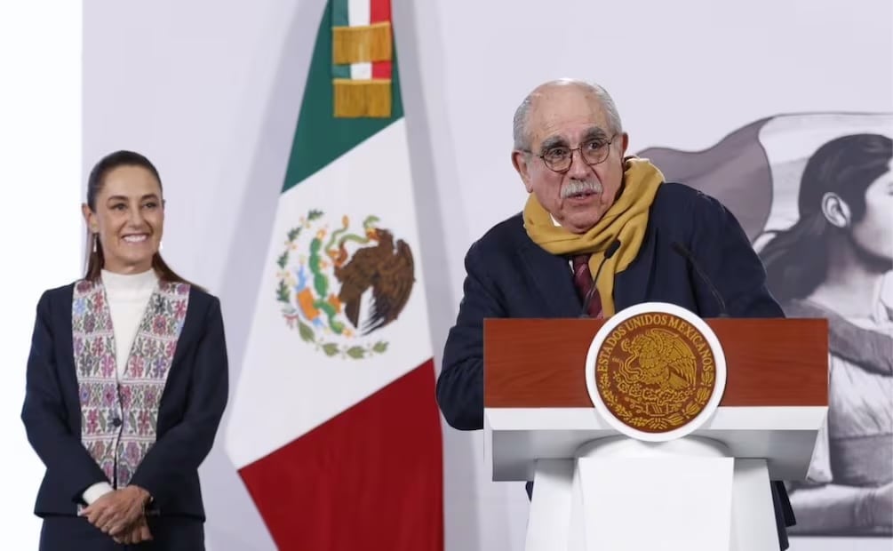 Conferencia matutina de la Presidenta Claudia Sheinbaum, en donde se presenta la Reforma Electoral. 25 de febrero de 2026. FOTO: DIEGO SIMÓN SÁNCHEZ | EL UNIVERSAL