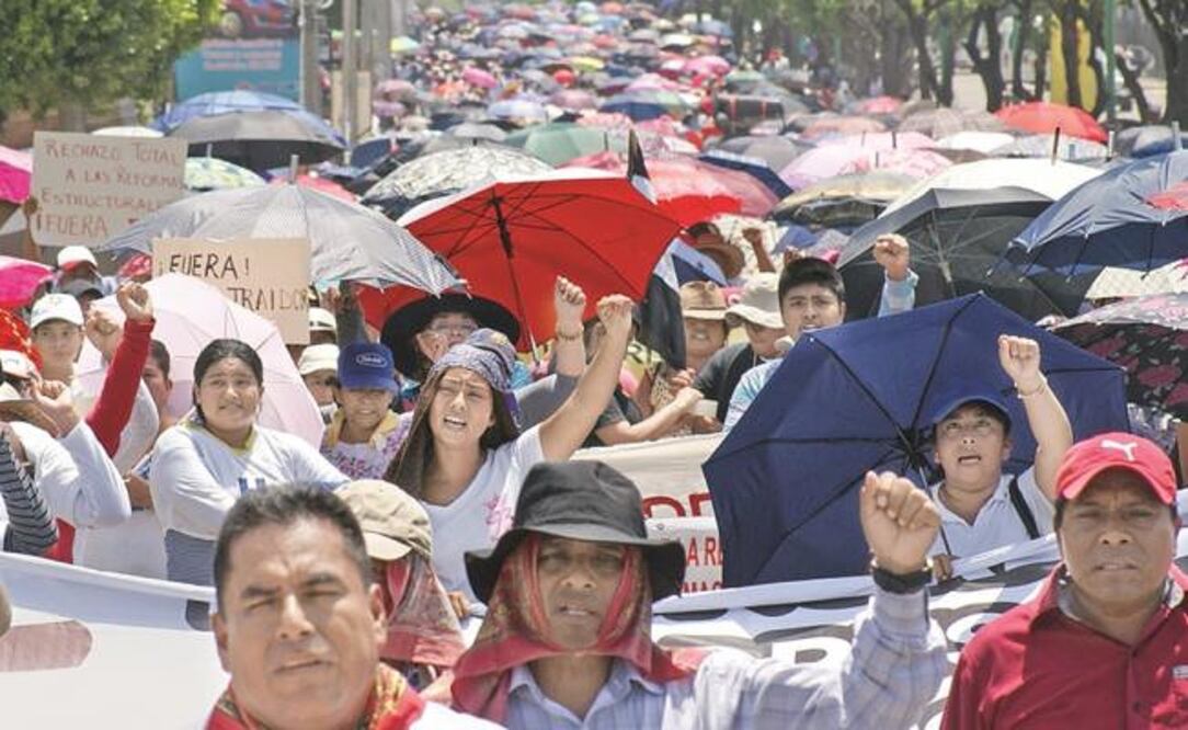 Maestros de la CNTE bloquean de manera intermitente accesos en Chiapas / Foto: Archivo