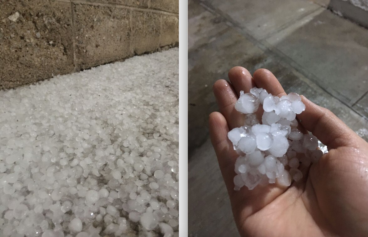Granizo cubre de blanco Querétaro; autoridades no reportan afectaciones