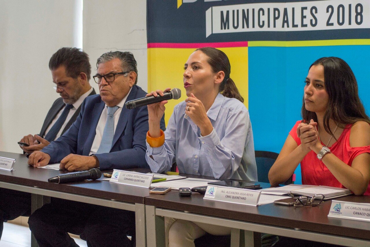 Coparmex organizará debate ciudadano entre candidatos a la presidencia municipal de Querétaro