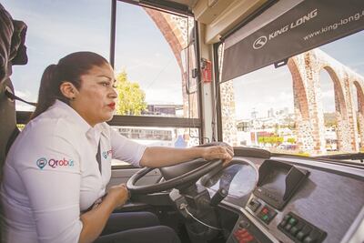 Hay 60 mujeres enlistadas para operar el transporte público de Querétaro 