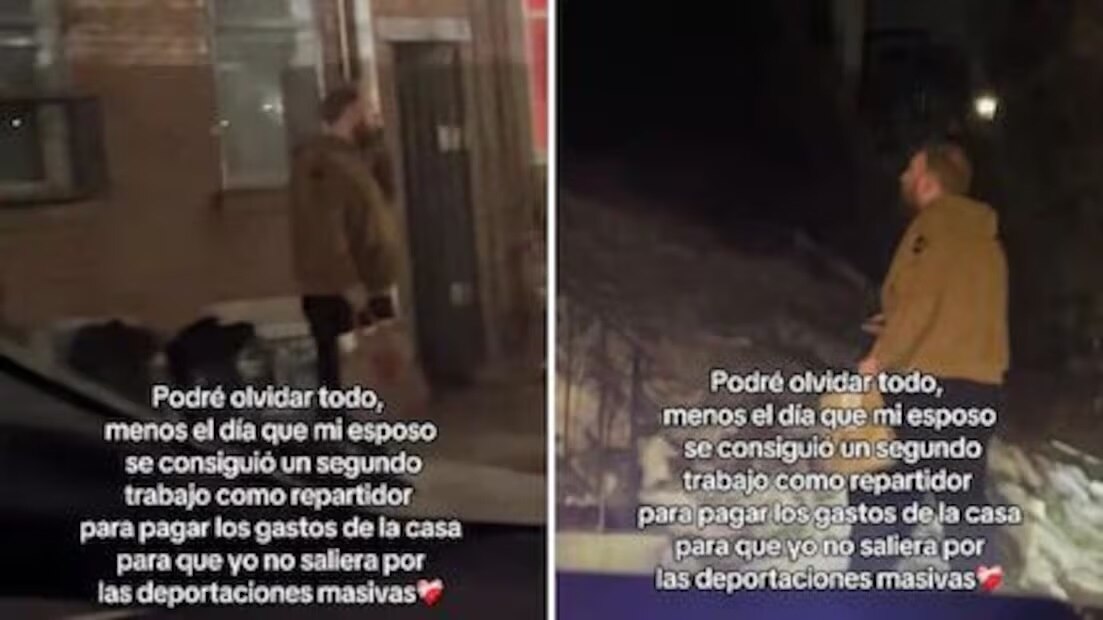 Un acto de amor en tiempos difíciles. Fuente: TikTok.