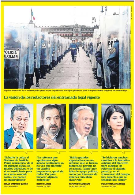 ¡Justicia penal! Autores defienden su reforma