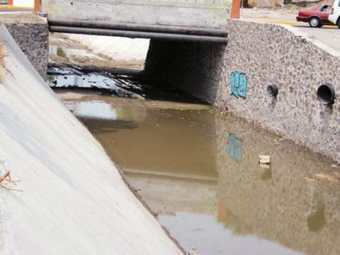 Autoridades monitorean Dren Cimatario 1