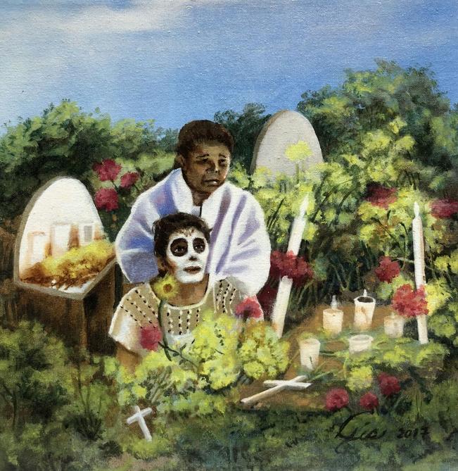 Las pinturas de la artista podrán apreciarse en la galería Carré d’artistes, en el Pueblo Mágico de Guanajuato (FOTOS: CORTESÍA)