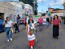 Realizan marcha habitantes de San Francisquito