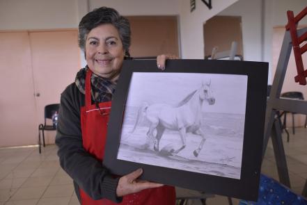 Llenan su vida con pintura