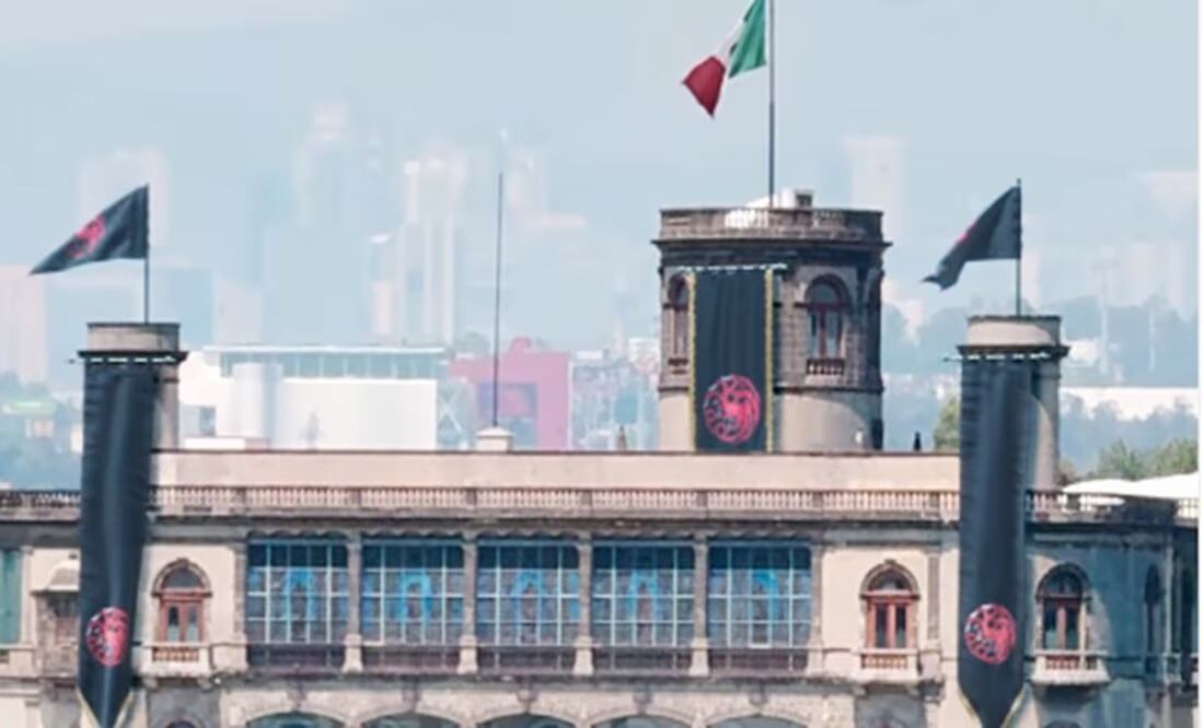El Castillo de Chapultepec fue protagonista de una campaña para la serie House of the Dragons. / Foto: Captura de pantalla