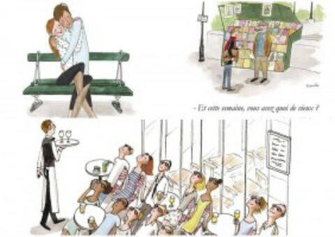 ¿Cómo son los parisinos?, una muestra los caricaturiza