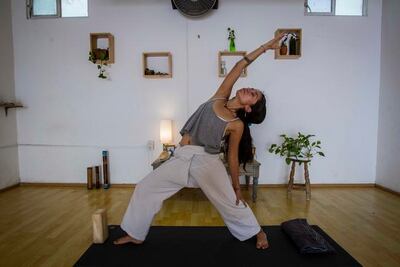 Equilibrio. Yoga ayuda a superar encierro
