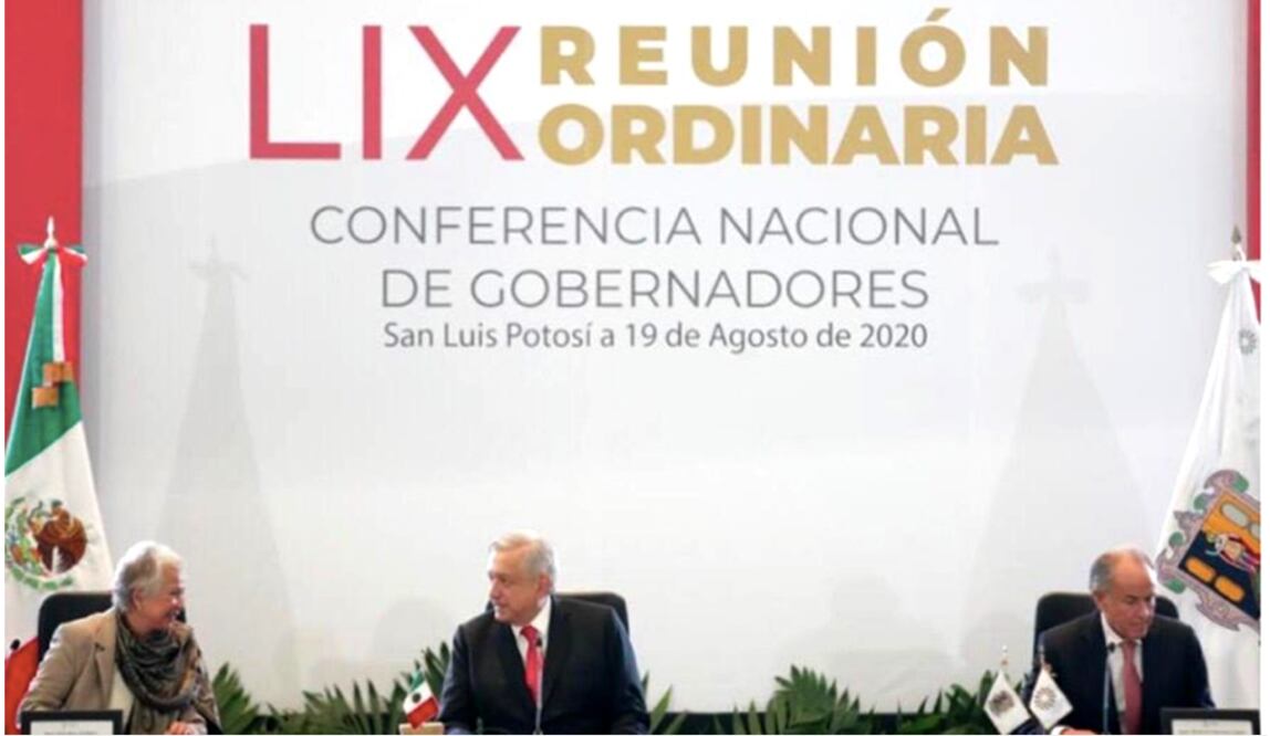 AMLO: se reúne con la Conago; discuten estrategia contra Covid