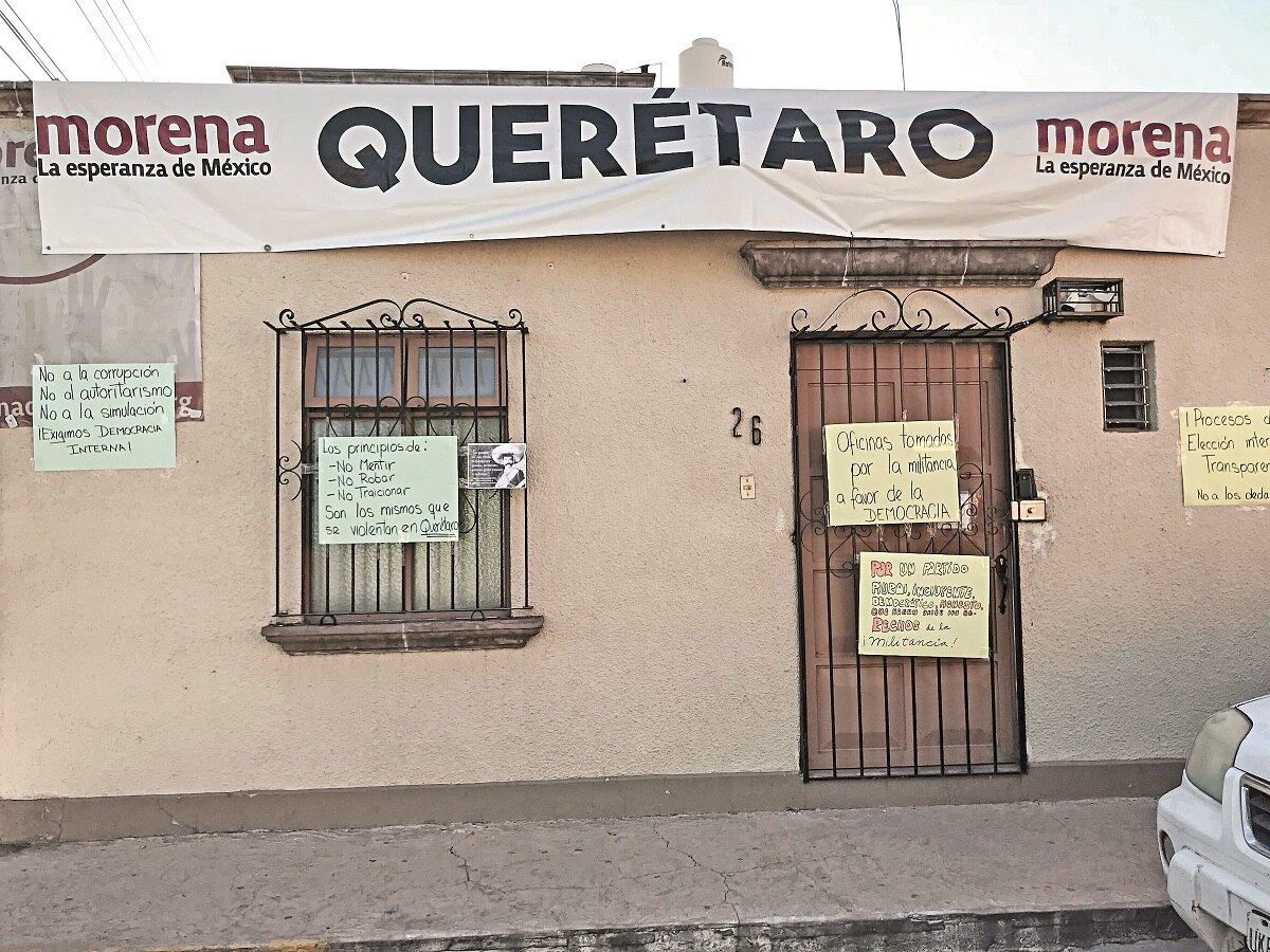 Video. "Hasta un millón de pesos", el costo de una candidatura en Morena Querétaro, denuncian