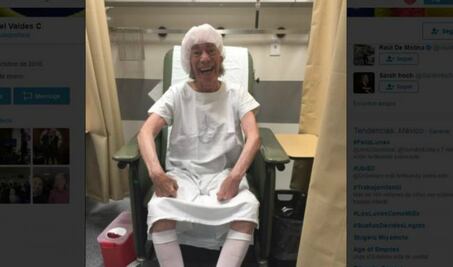 Retiran tumor a "El Loco" Valdés