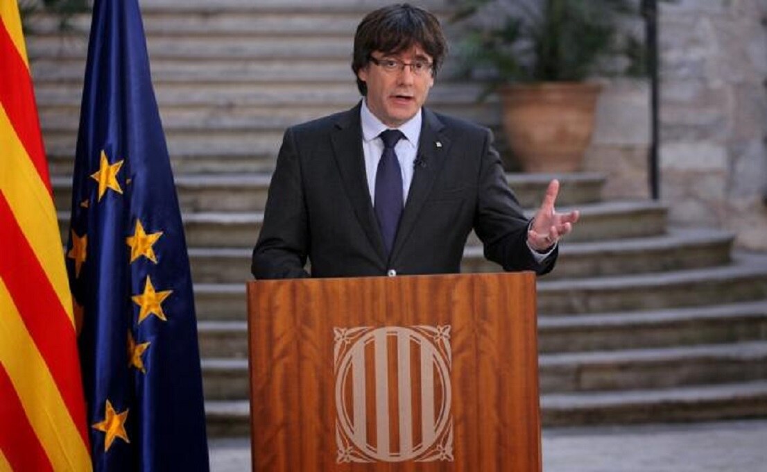 Afirman que Puigdemont viajó a Bruselas tras ser acusado de rebelión
