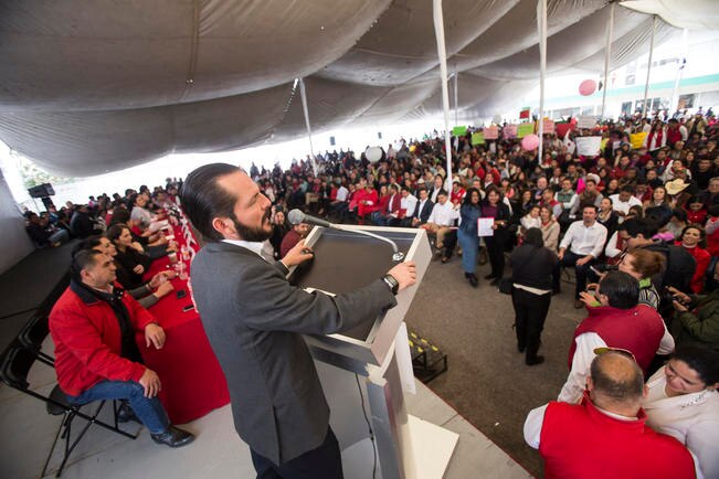 Toman protesta a candidatos del PRI