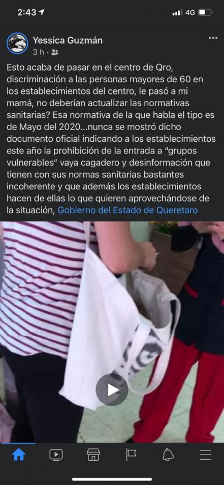 Adultas mayores denuncian discriminación; les niegan acceso a cadena de mercería