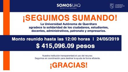 Analizan destino de dinero recolectado por la UAQ