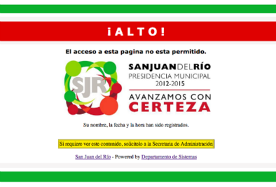 Bloquean redes en presidencia de SJR 