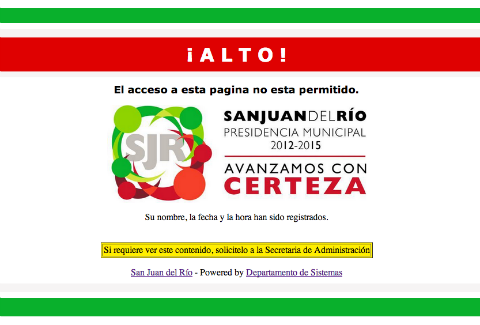 Bloquean redes en presidencia de SJR