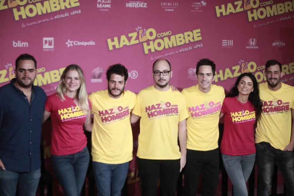 El elenco de la cinta, cuyo tráiler lleva 18 millones de reproducciones. (ALEJANDRA LEYVA. EL UNIVERSAL)